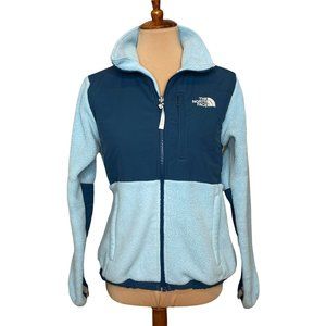 The North Face Womens Light Blue Fleece Jacket Size Small